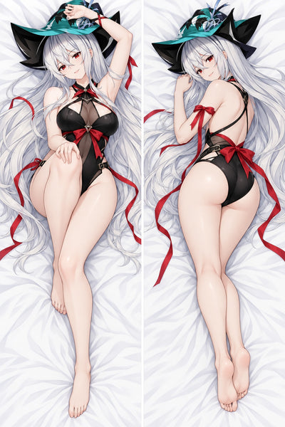 Skadi schwarzer Badeanzug Dakimakura