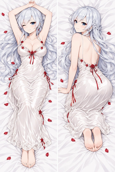 Snow White Weiße Rose Slipkleid Dakimakura