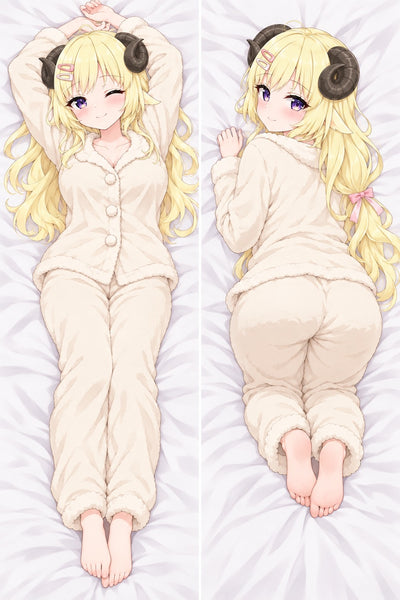 Tsunomaki Watame flauschiger Pyjama Dakimakura