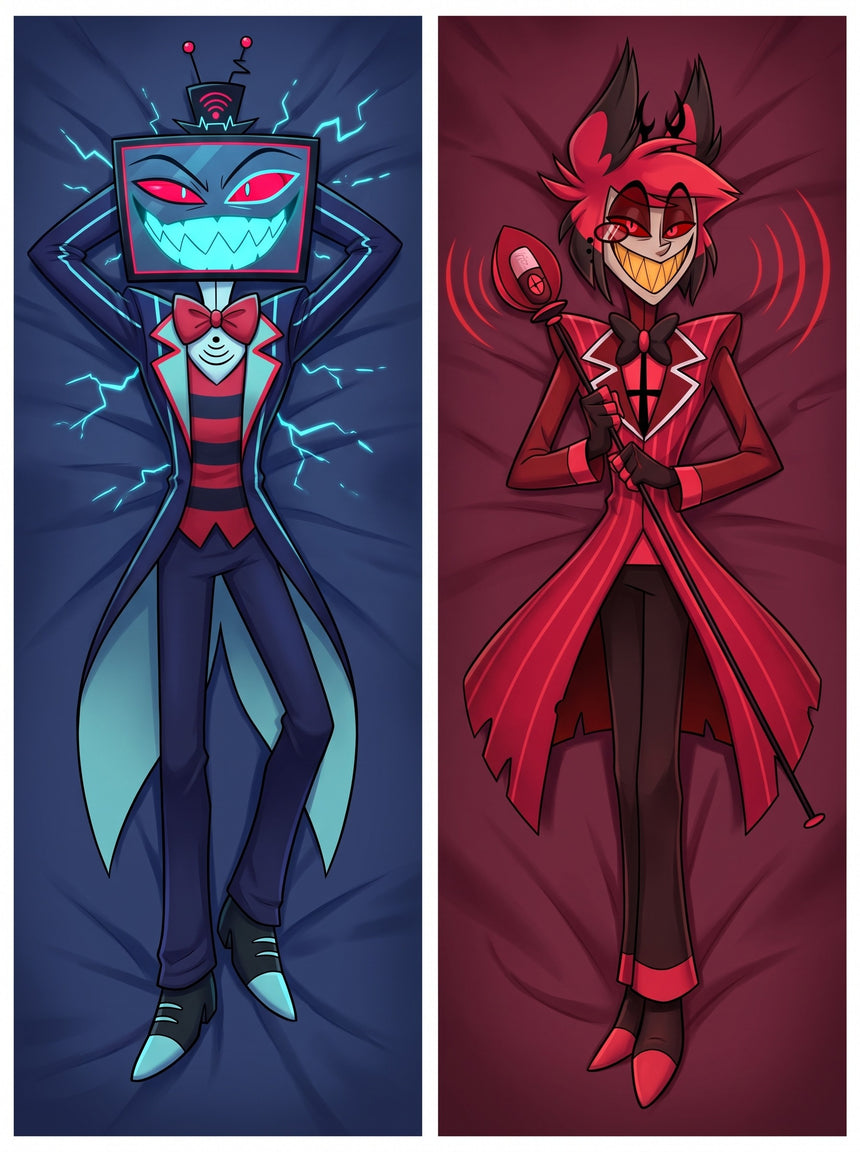 Vox und Alastor Radio Rivalen Dakimakura