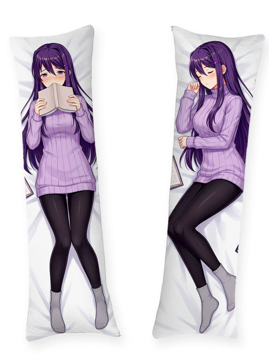 Yuri DDLC lila Rollkragenpullover Dakimakura